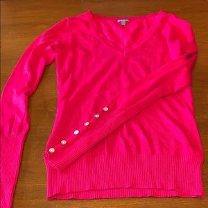 Charlotte Russe pink long sleeve tee shirt